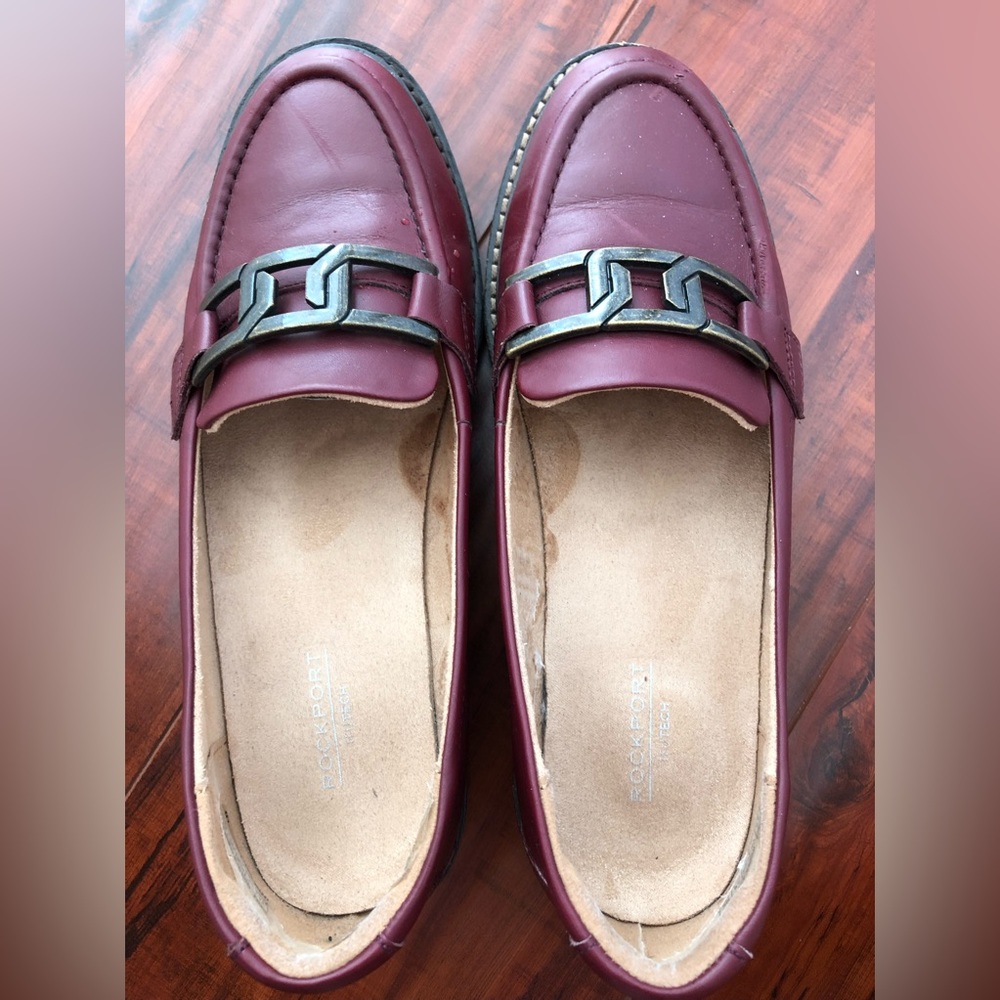 red loafers